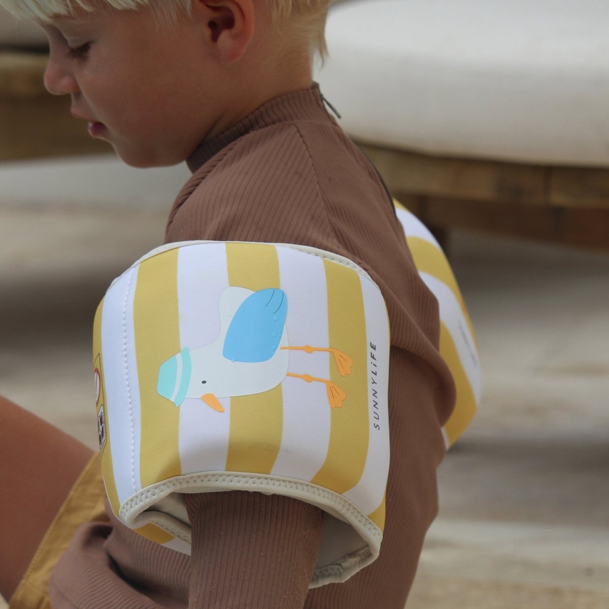 Kids Neoprene Arm Bands - Sammy the Seagull - SUNNYLiFE AU