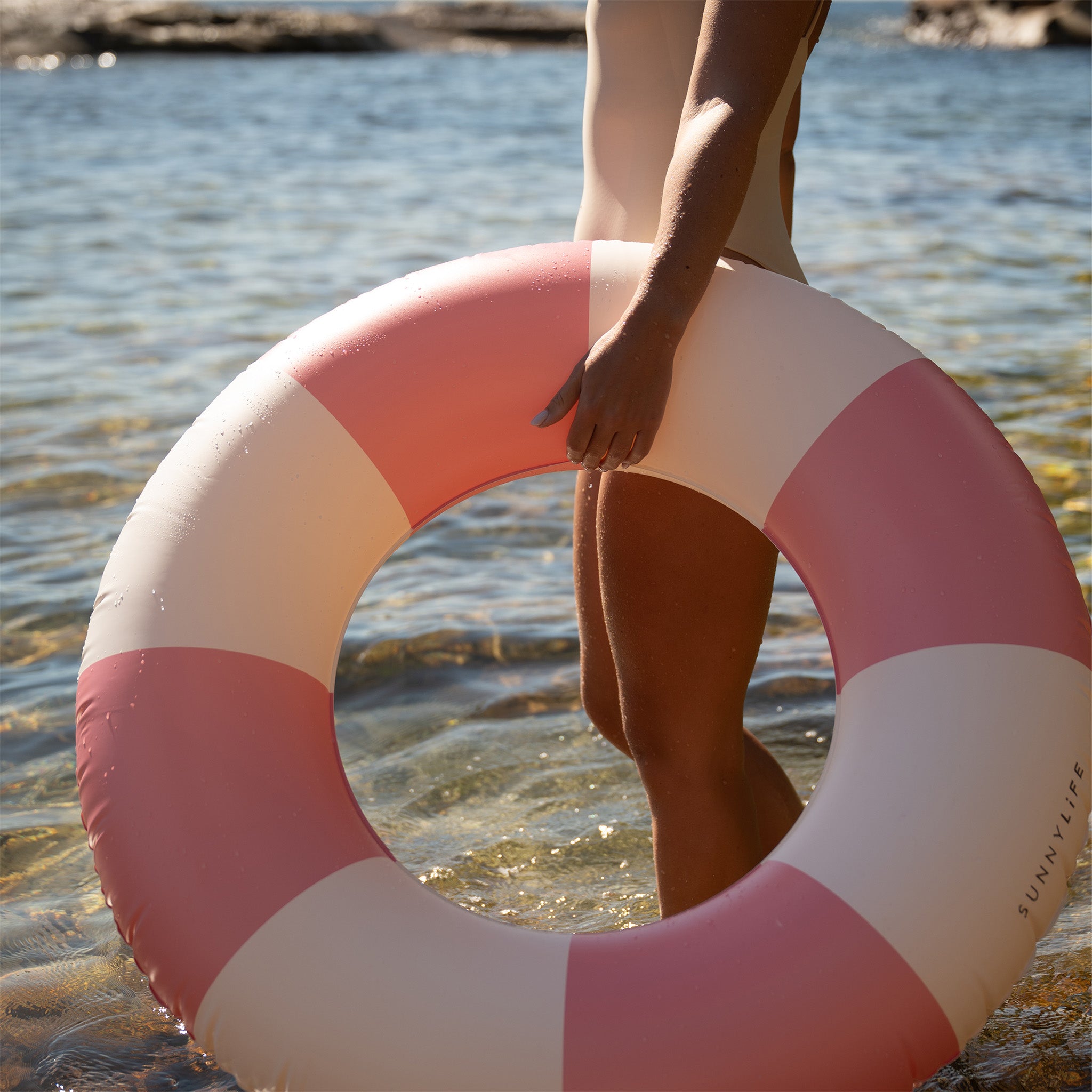 Slim Tube Pool Ring - Blush