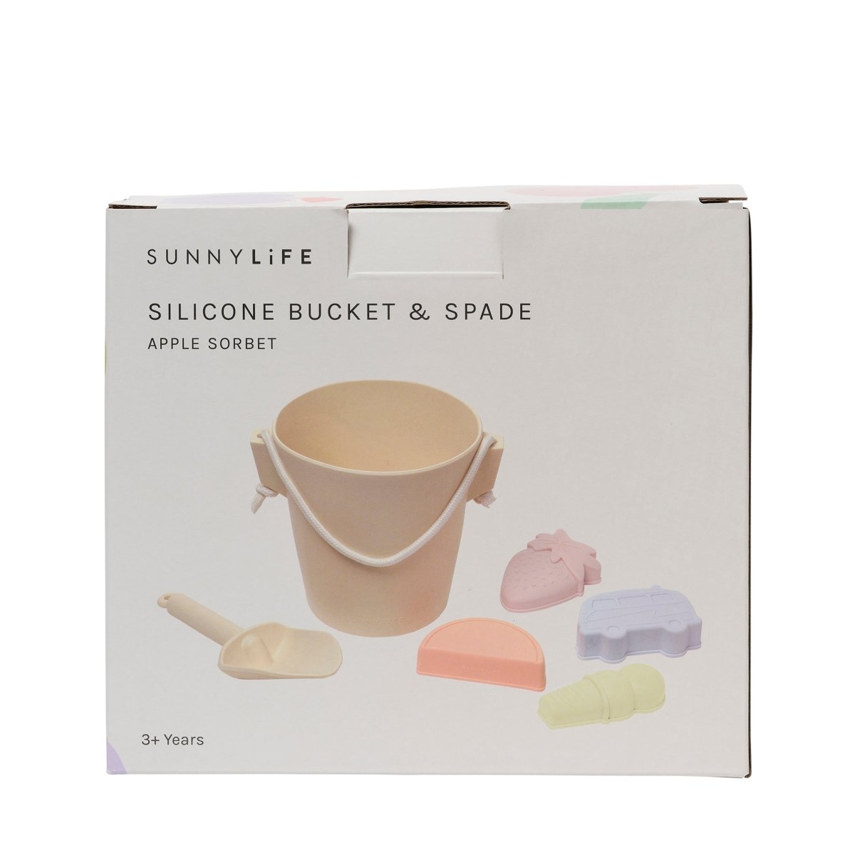 Silicone Bucket & Spade Set - Apple Sorbet - SUNNYLiFE AU
