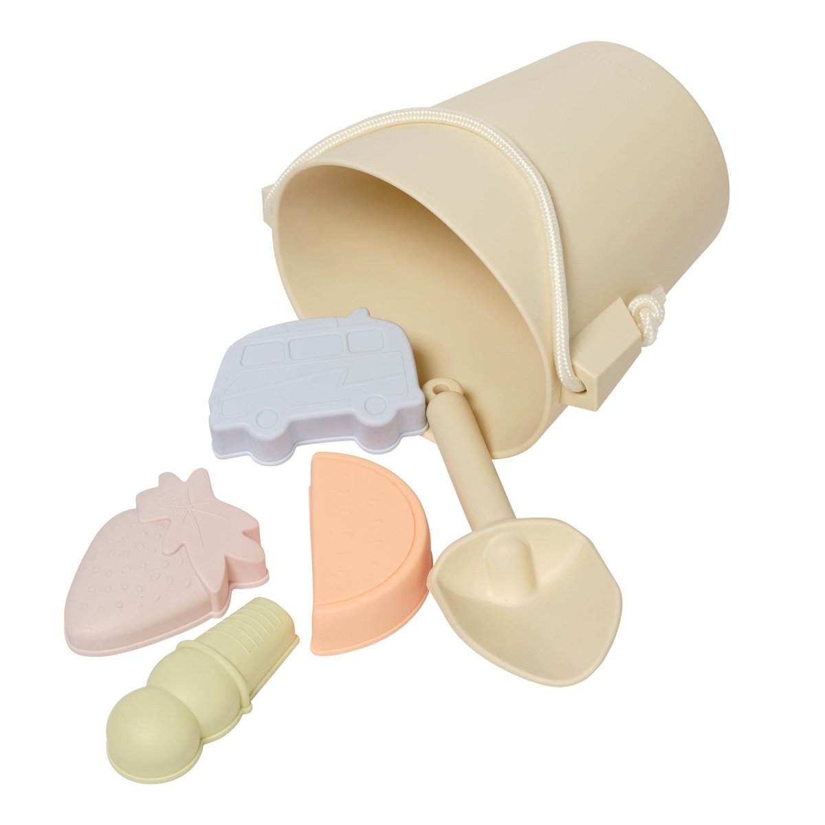 Silicone Bucket & Spade Set - Apple Sorbet - SUNNYLiFE AU