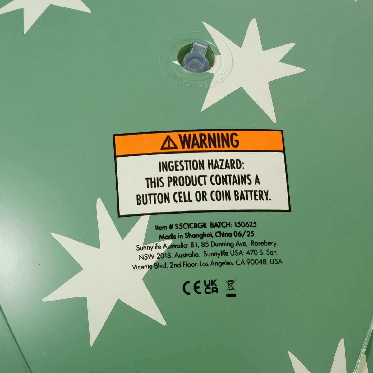 Light Up Christmas Baubles Green Set of 3 - SUNNYLiFE AU