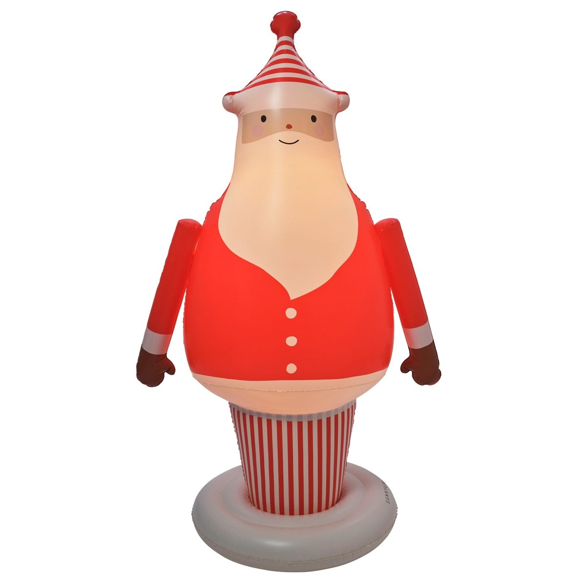 Light Up Inflatable Christmas Standing Santa Character - SUNNYLiFE AU