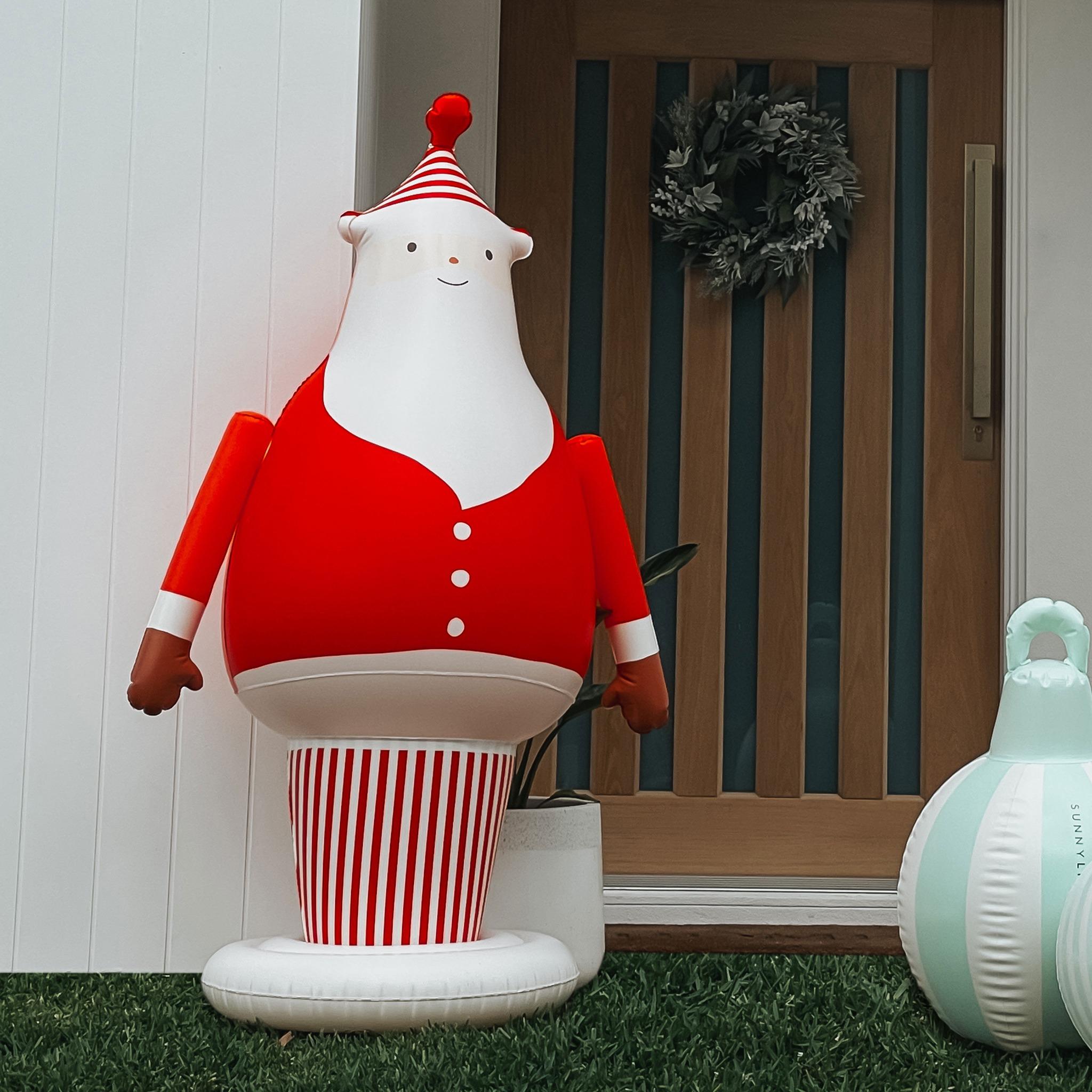 Light Up Inflatable Christmas Standing Santa Character