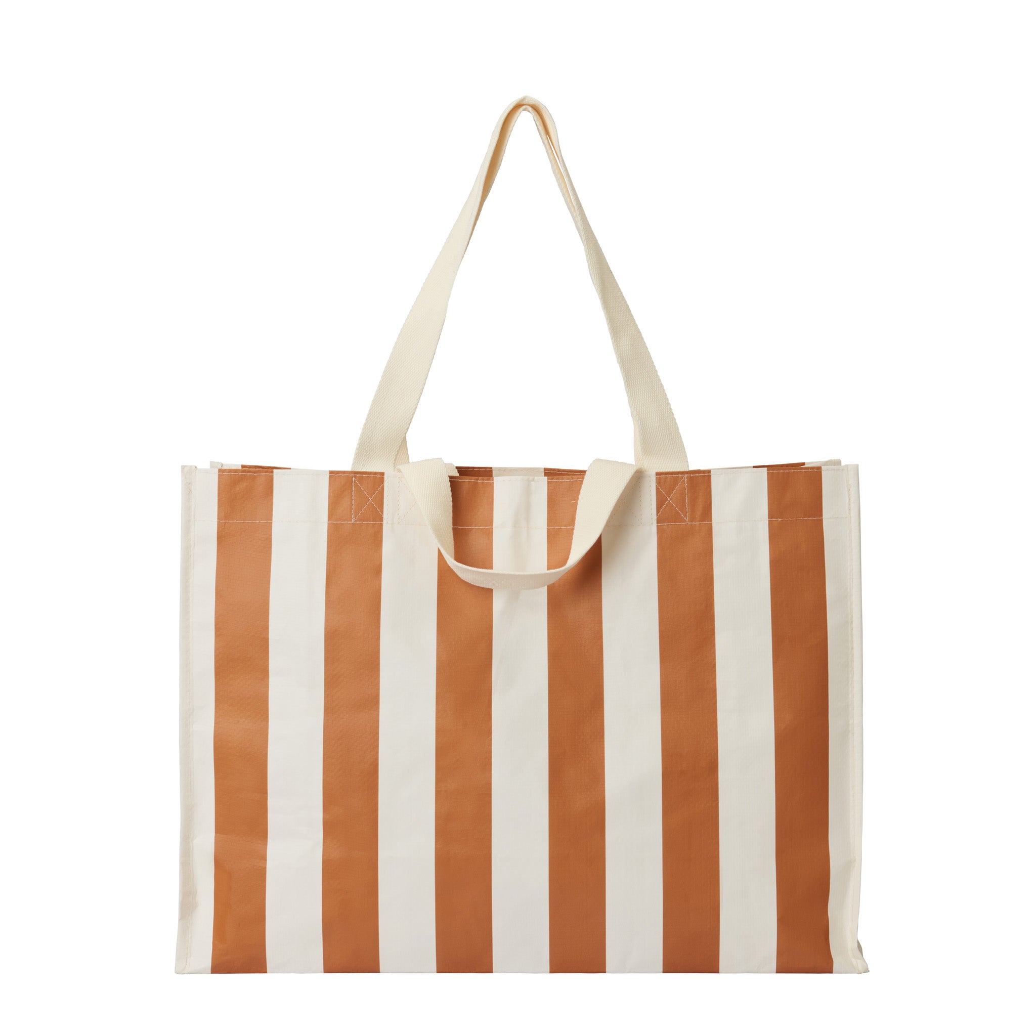 Carryall Beach Bag - Clay Stripe
