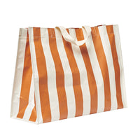 Carryall Beach Bag - Clay Stripe