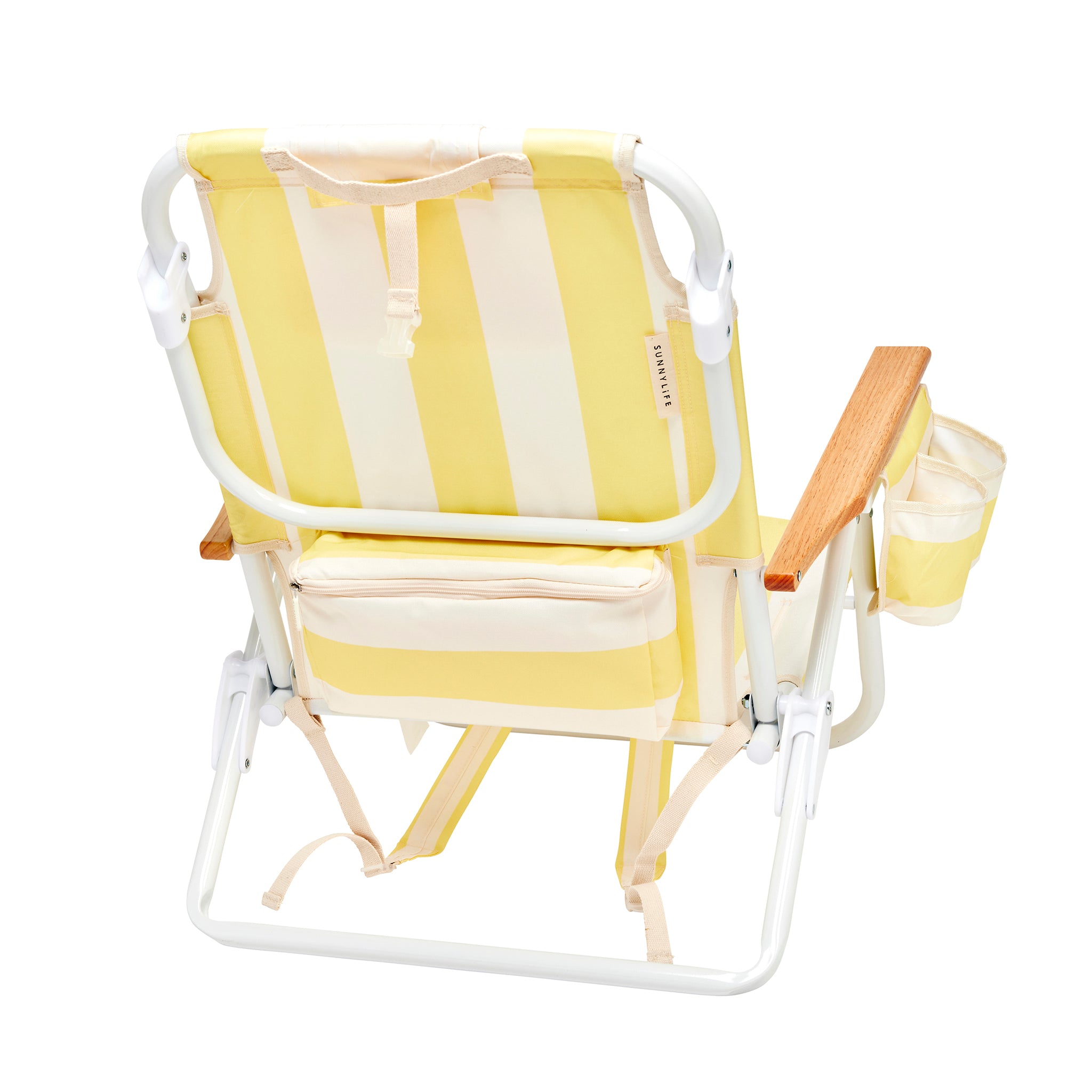 Beach Chair Deluxe - La Mer Limon Stripe