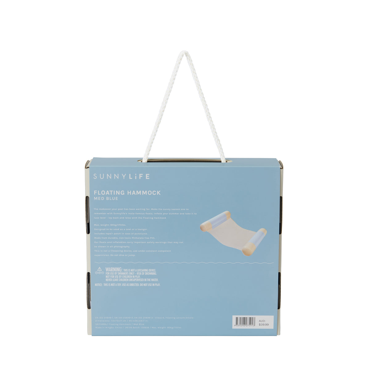 Floating Hammock - Med Blue