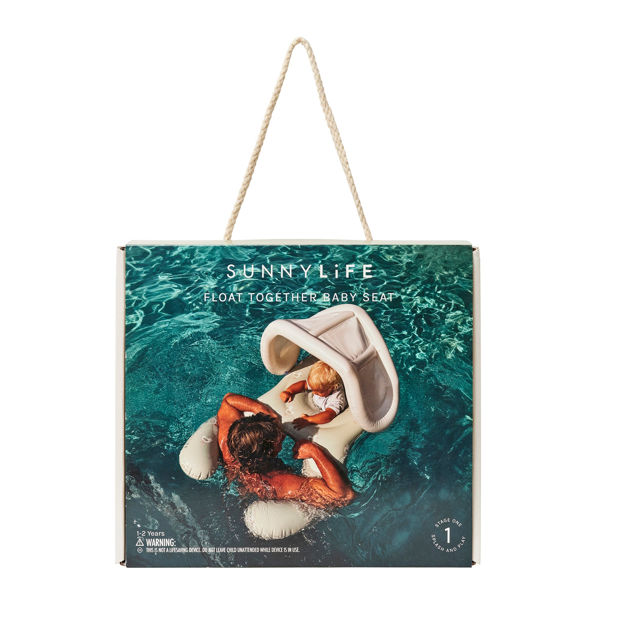 Float Together Baby Seat - Sammy the Seagull Green