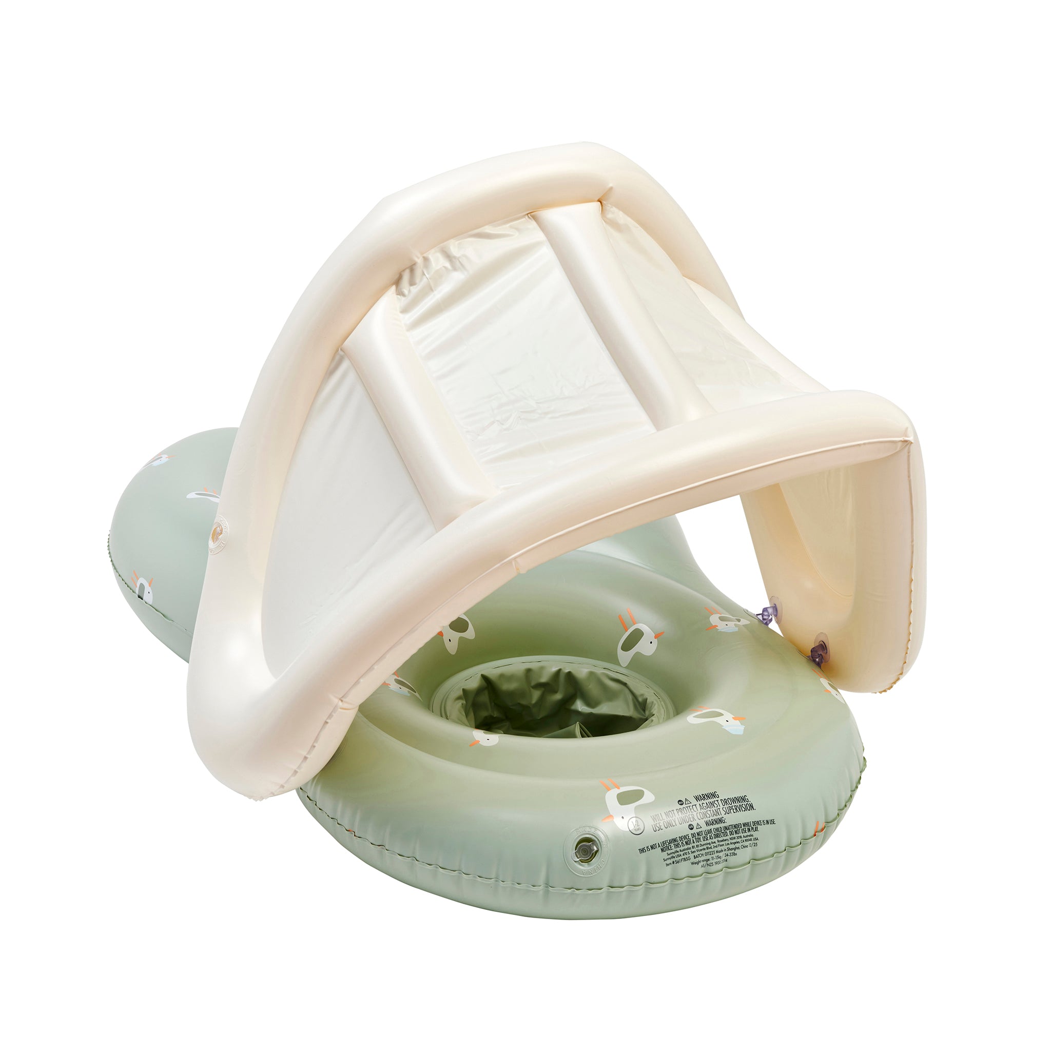 Float Together Baby Seat - Sammy the Seagull Green