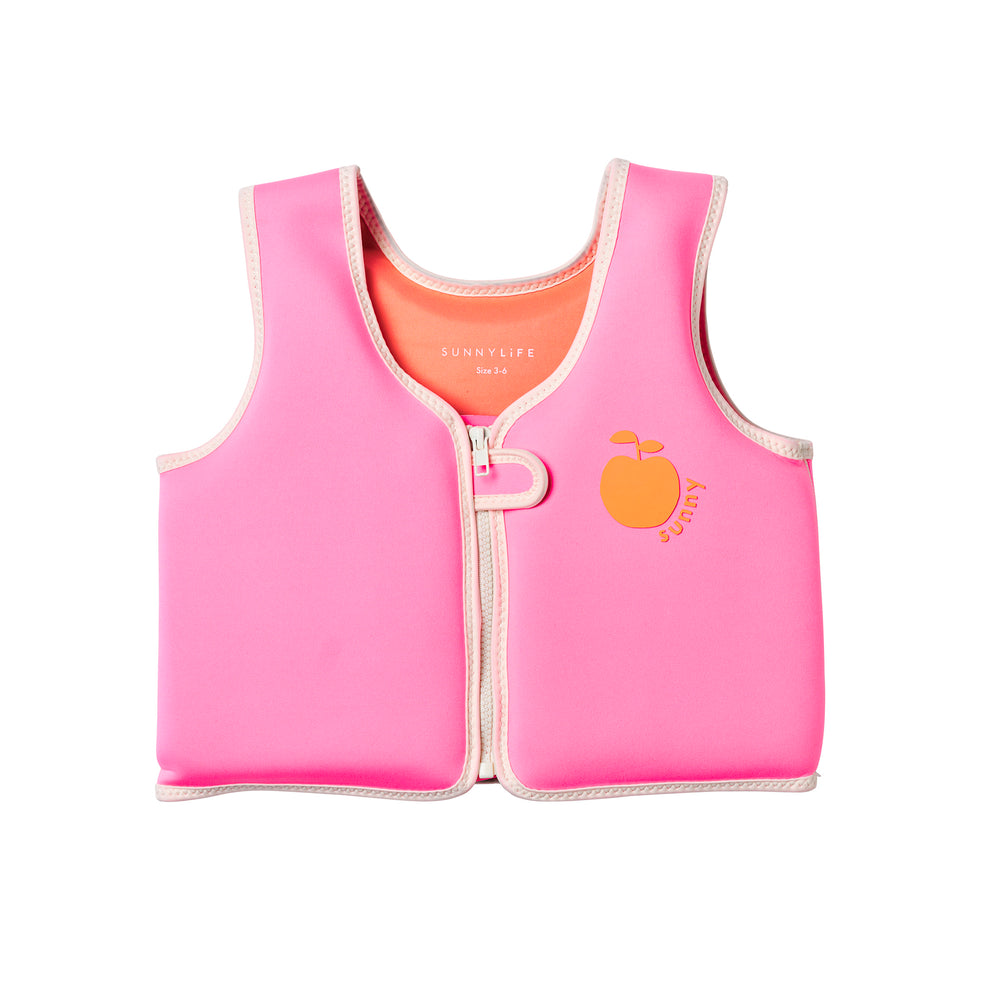 Kids Swim Vest 3-6 - Poppy the Peach - SUNNYLiFE AU