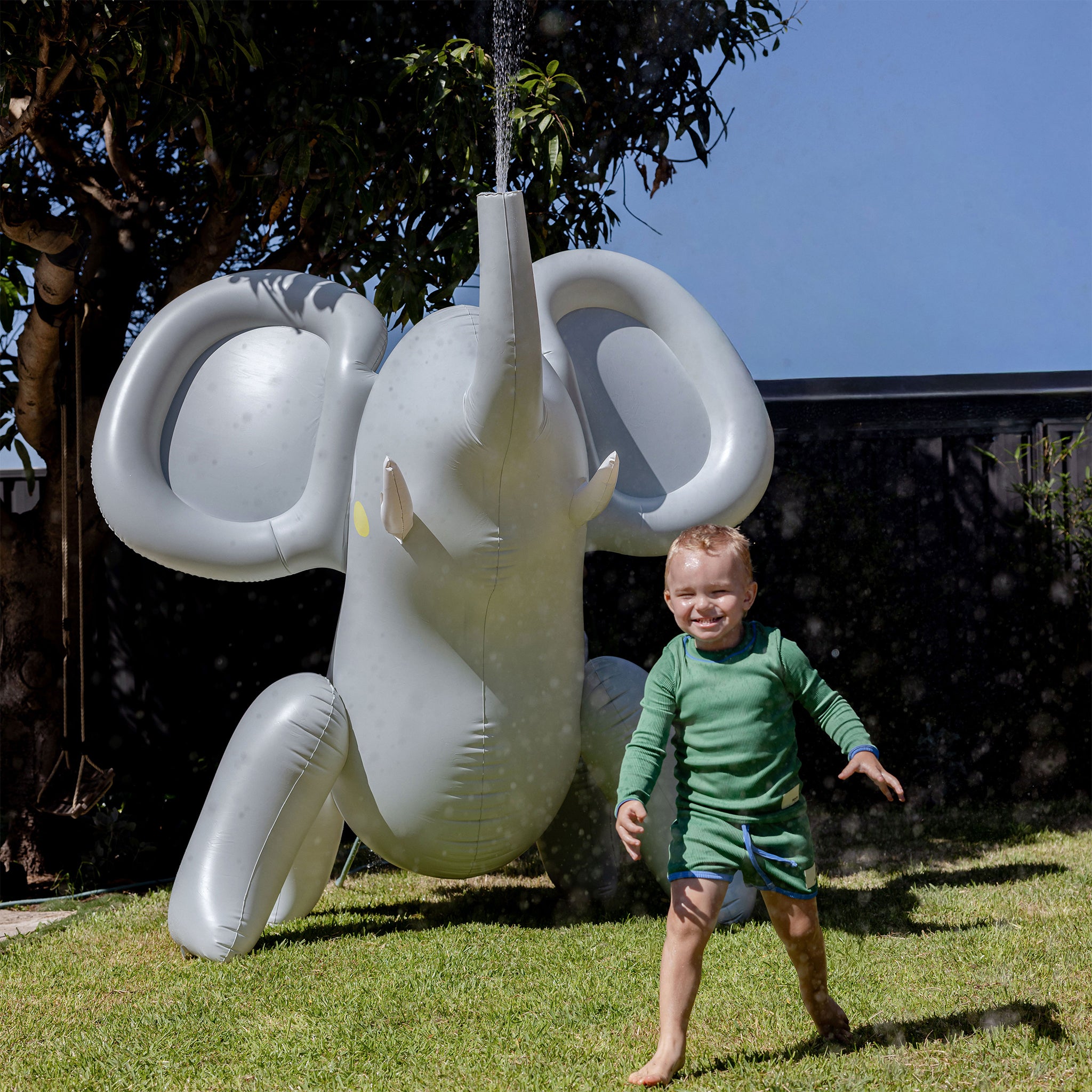 Inflatable Giant Sprinkler - Eli the Elephant
