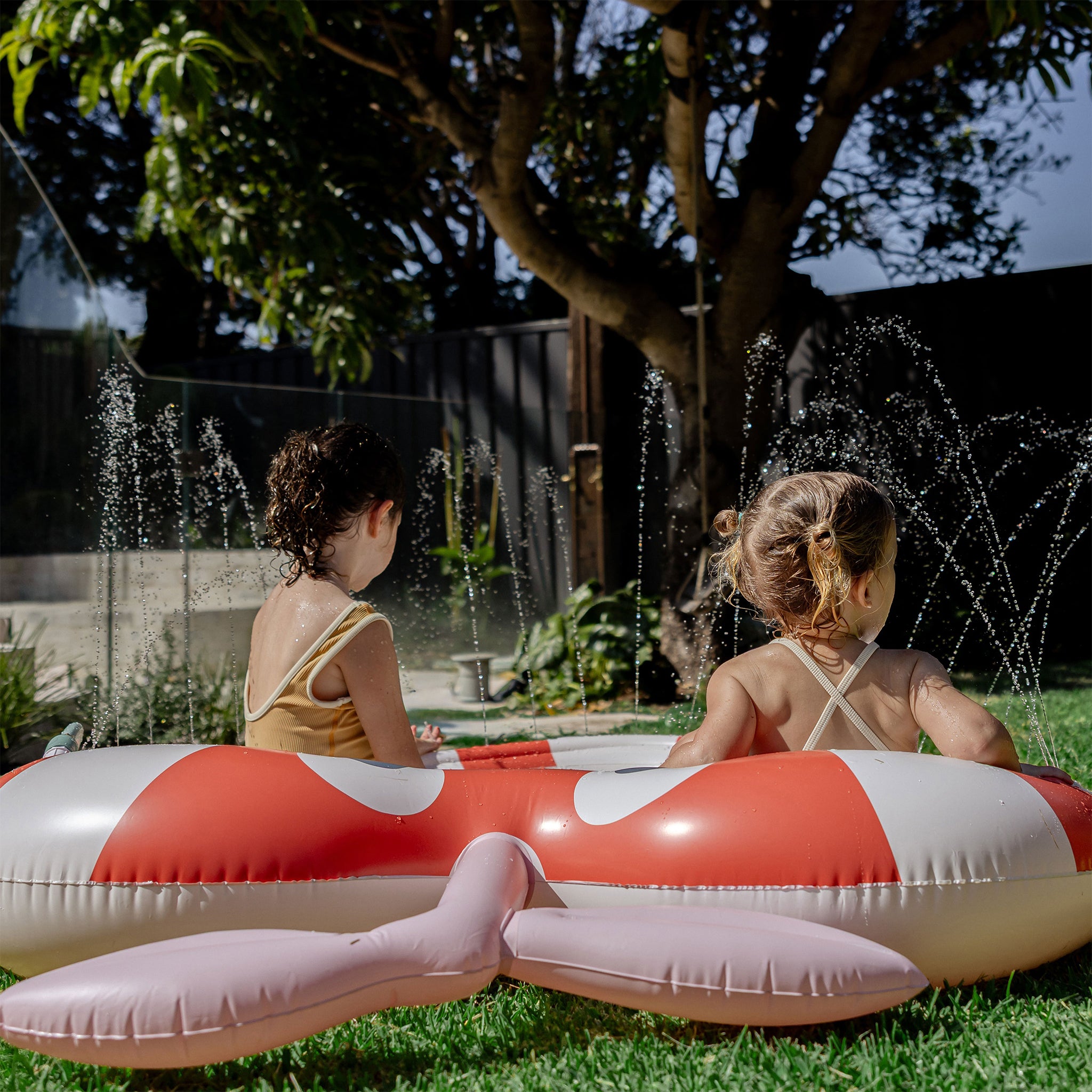 Kids Sprinkler Mat - Poppy the Peach