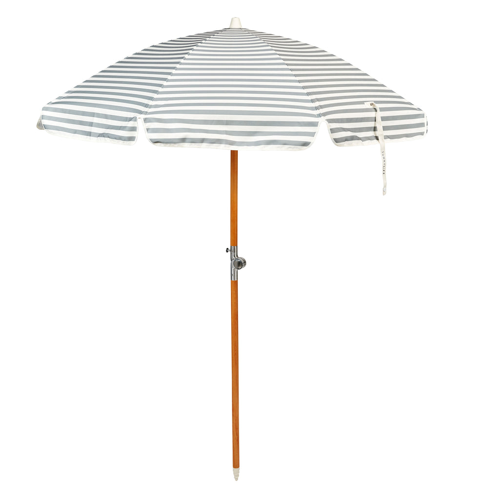 Luxe Beach Umbrella - Seagrass Stripe - SUNNYLiFE AU