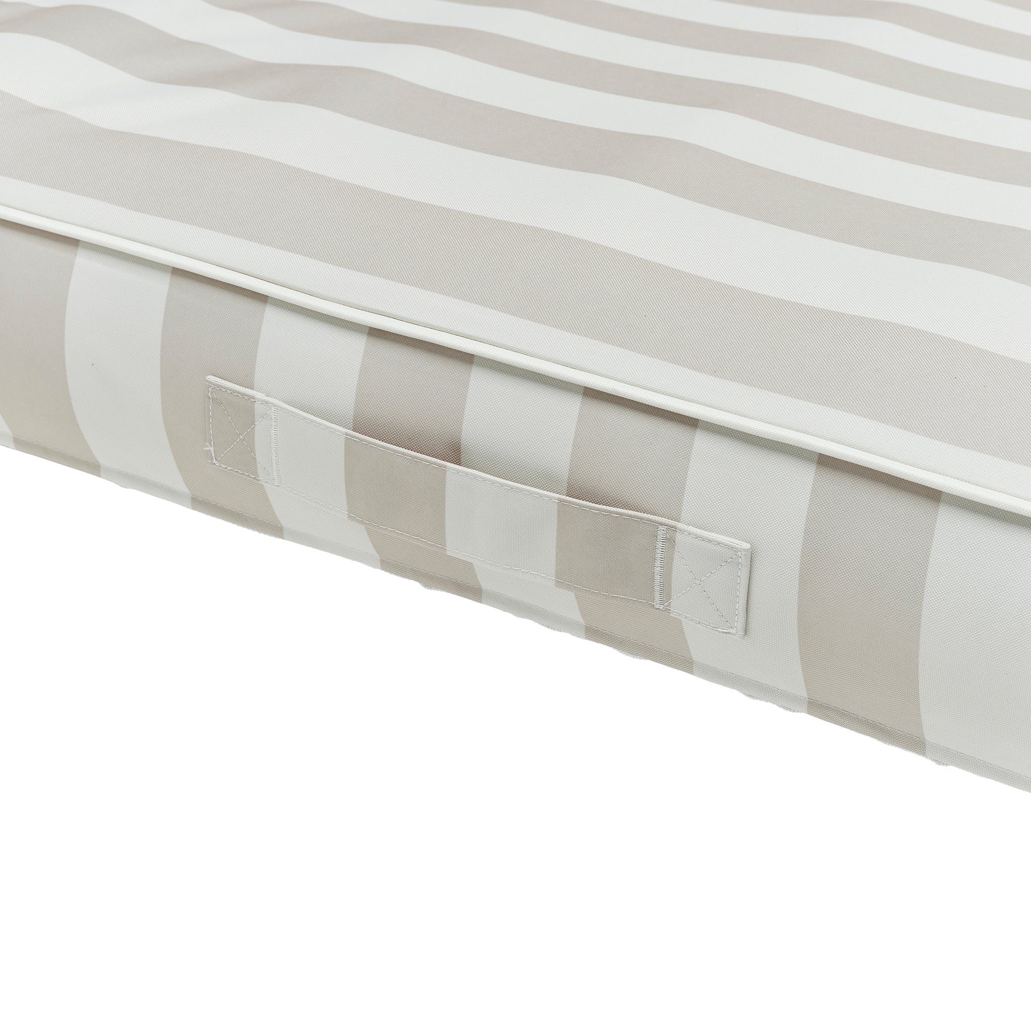 Luxe Double Lounger - Oyster Stripe