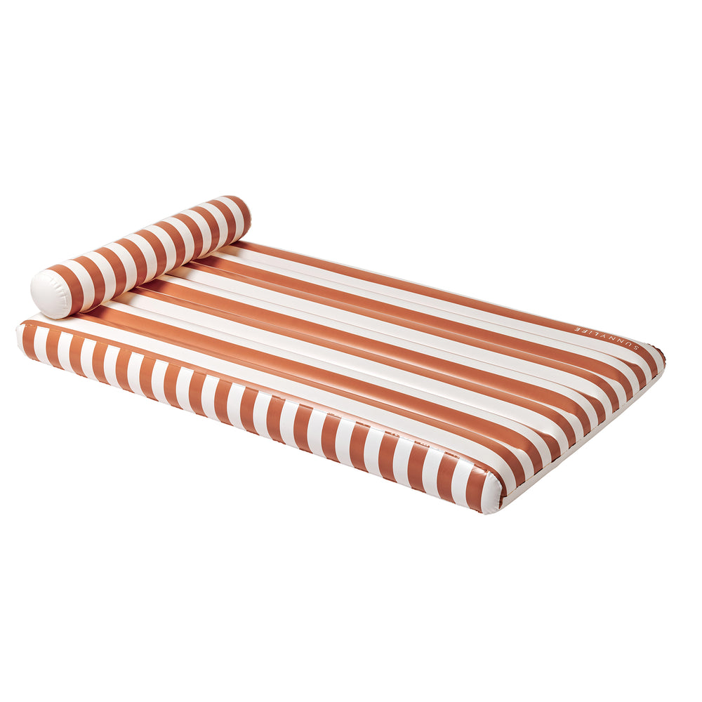 Luxe Lilo - Tierra Clay Stripe - SUNNYLiFE AU
