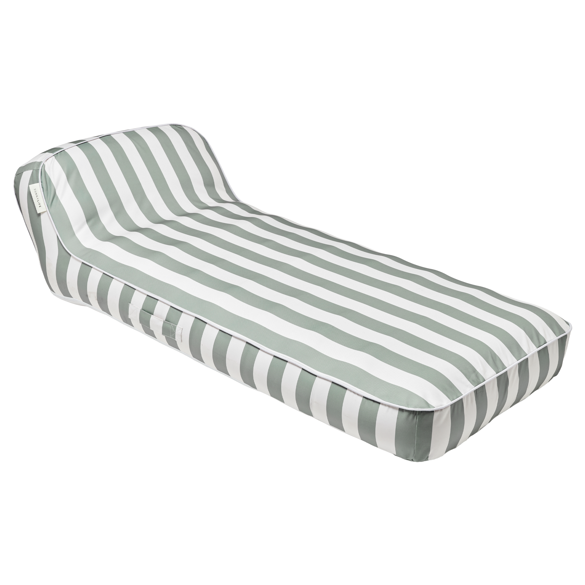 Luxe Lie-On Lounger - Seagrass Stripe - SUNNYLiFE AU