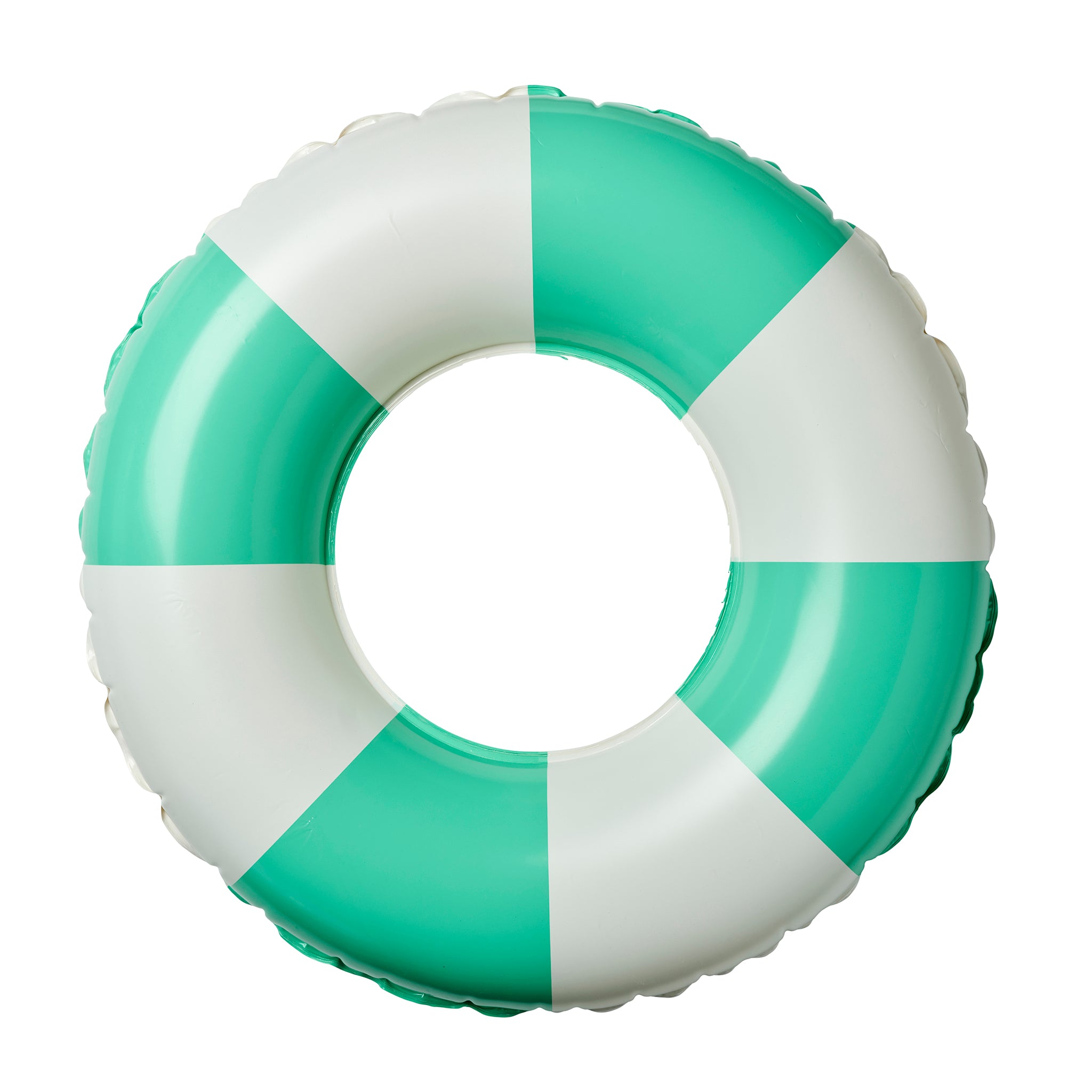 Mini Tube Pool Ring - Green Stripe