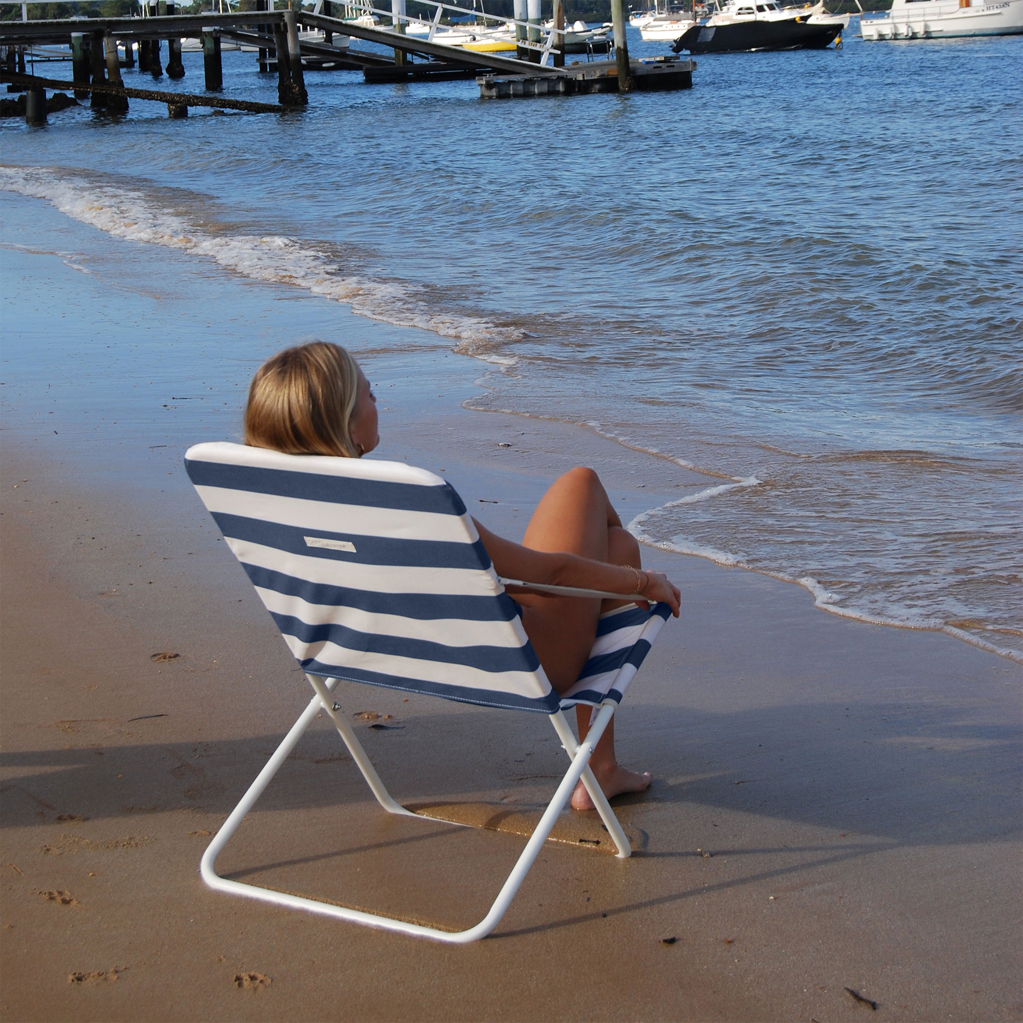 Sun Chair - Marine Stripe