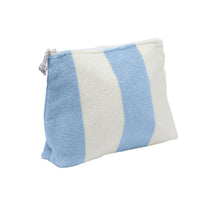 Terry Beach Pouch - Blue Stripe