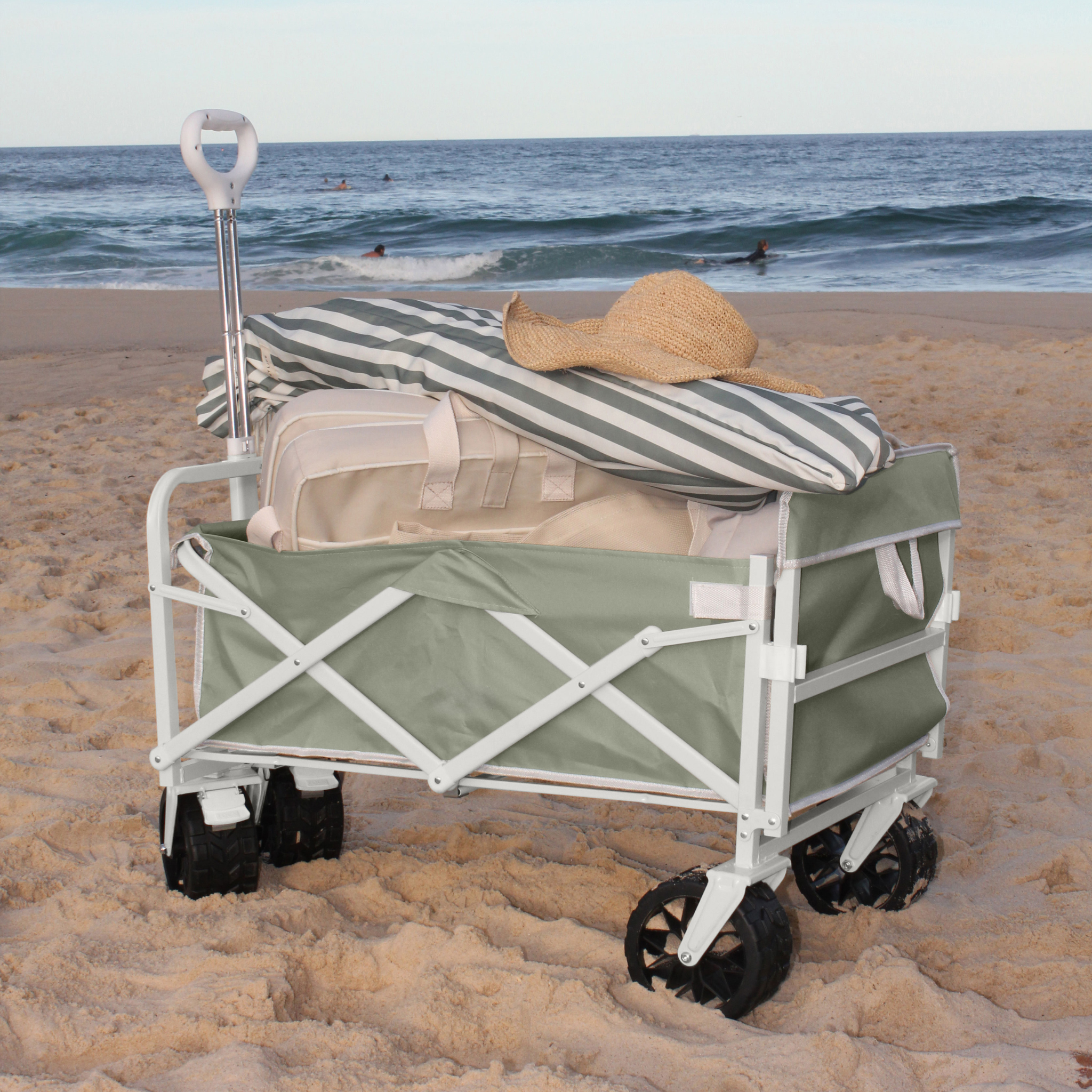 Beach Cart - Seagrass Sage