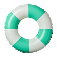 Mini Tube Pool Ring - Green Stripe