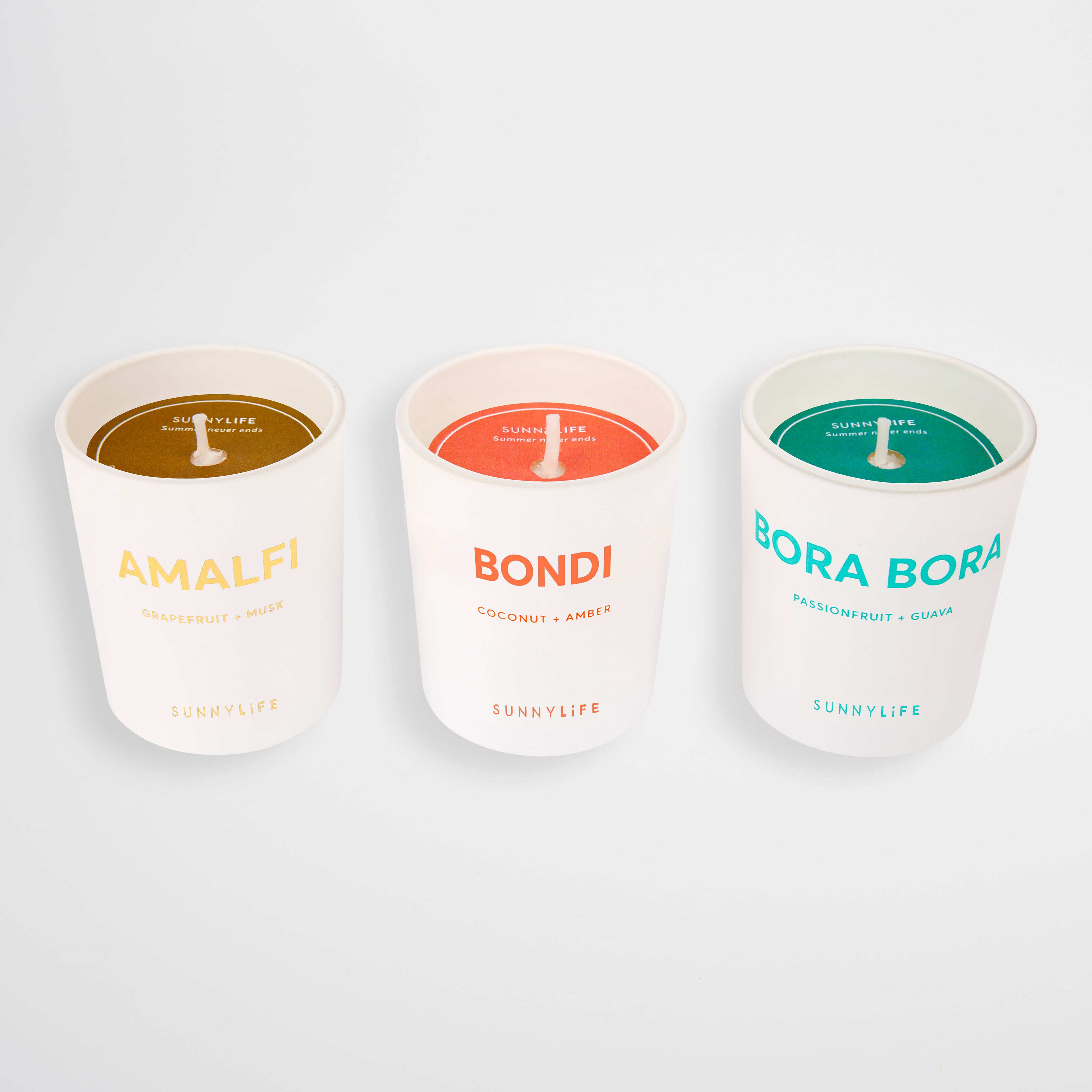 Scented Candle Pack | Amalfi Bondi Bora Bora