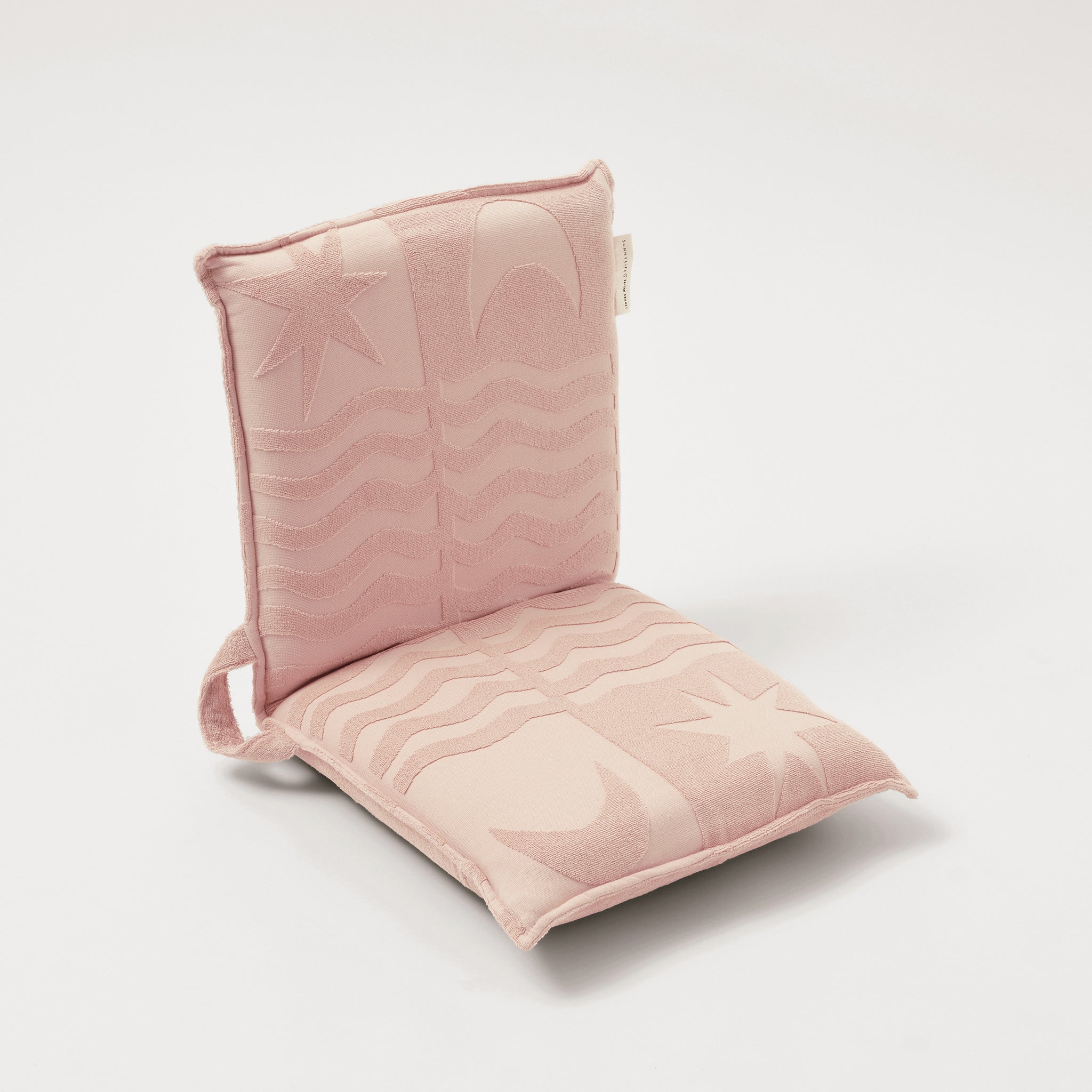 Terry Travel Lounger Chair | Salmon