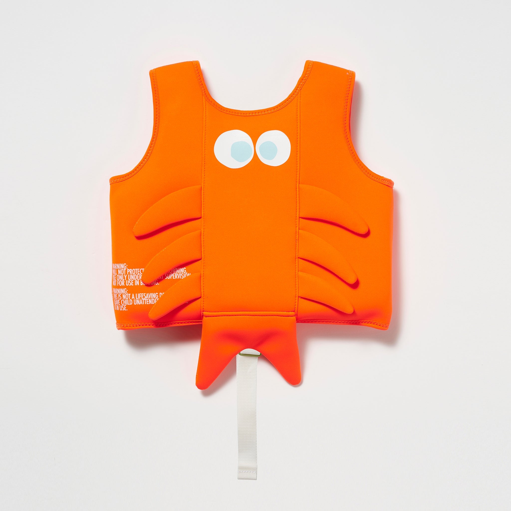 Swim Vest 1-2 | Sonny the Sea Creature Neon Orange