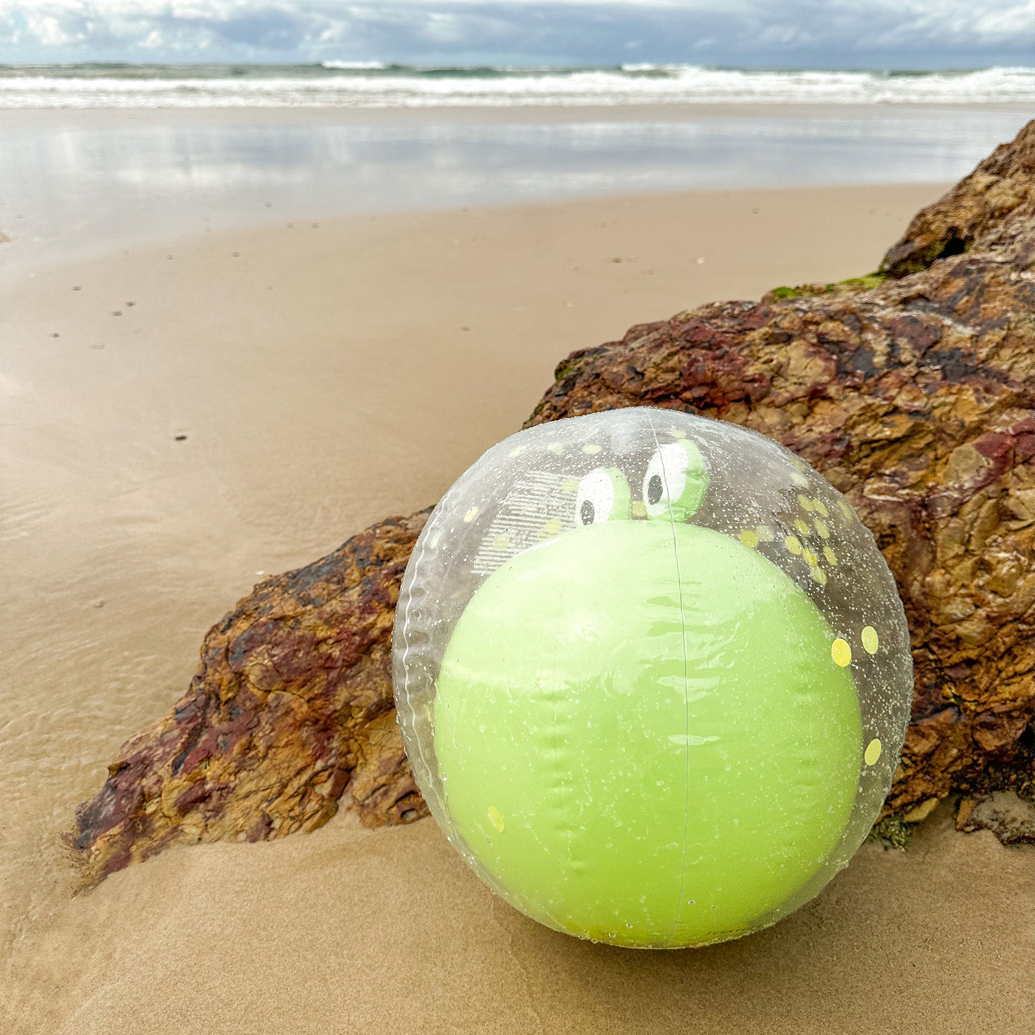 3D Inflatable Beach Ball | Cookie the Croc Light Khaki