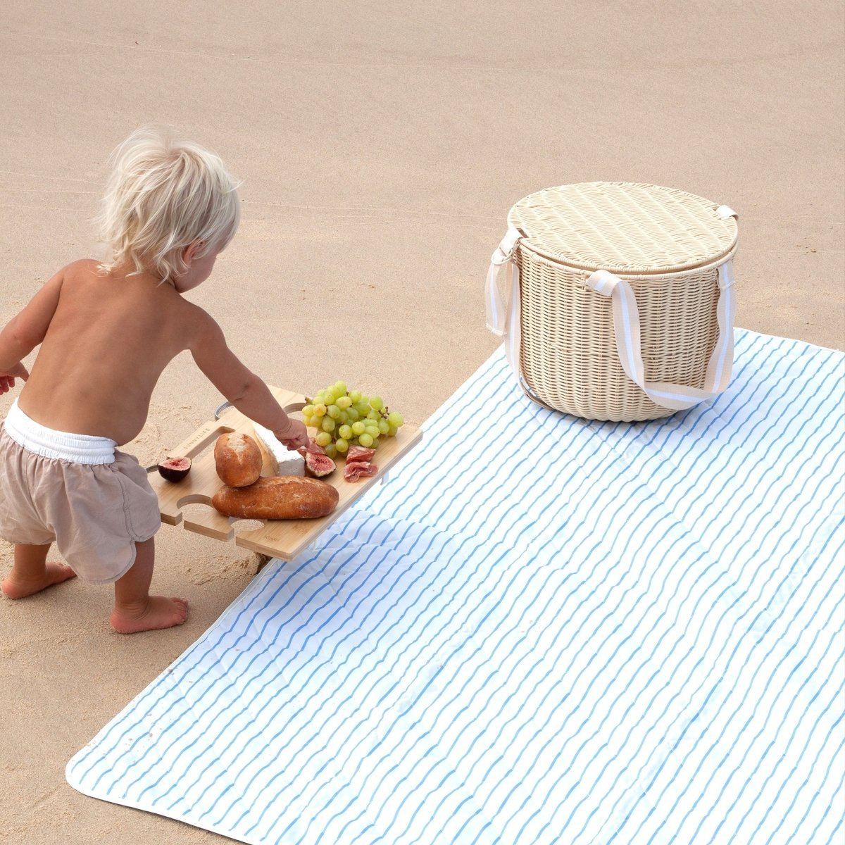 Round Picnic Cooler Basket - SUNNYLiFE AU