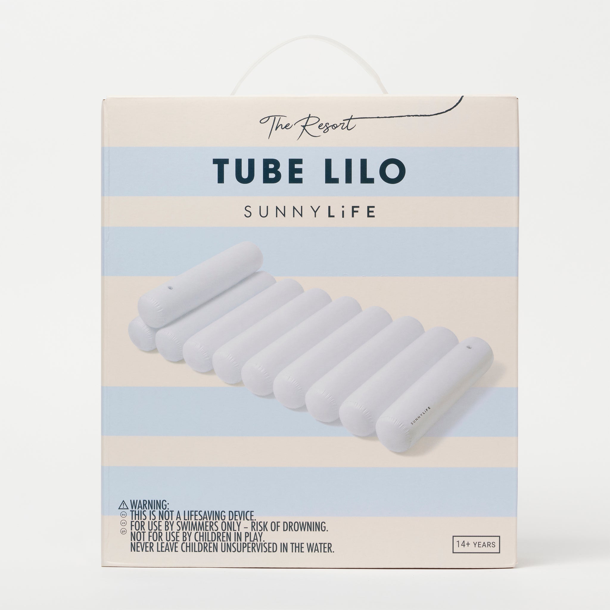 Tube Lilo Float | The Resort White on White